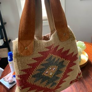 Scully Aztec Pattern Purse
